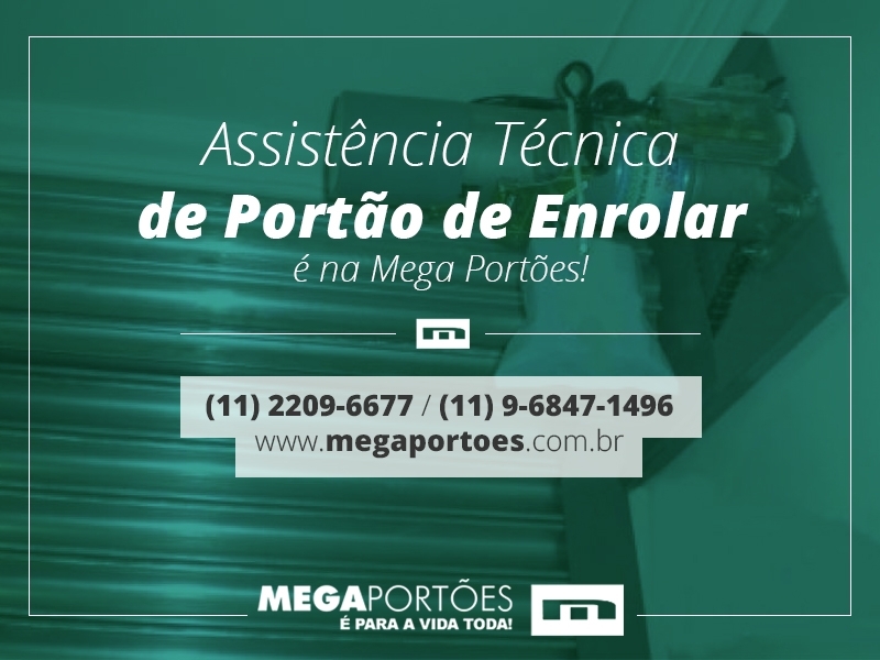 Assistência Técnica para Porta de Enrolar Comercial Guarulhos - Assistência Técnica para Porta de Enrolar com Motor