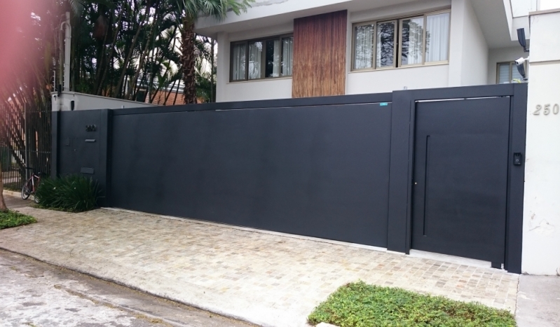 Empresa de Portões Basculantes Automáticos na Vila Maria - Portão Basculante Abertura para Dentro