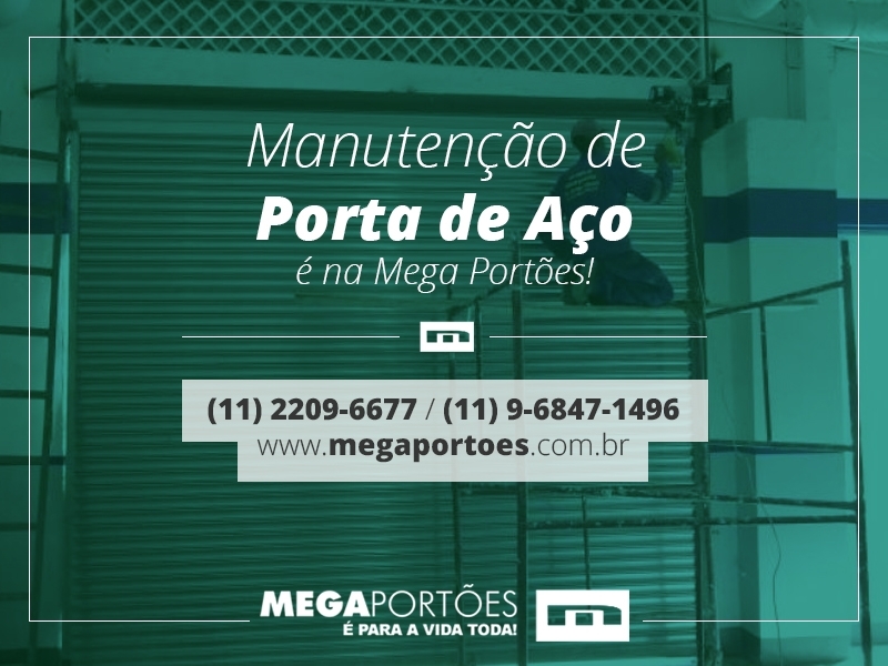 Manutenção de Portas de Enrolar com Motor Vila Formosa - Manutenção de Porta de Enrolar Horizontal