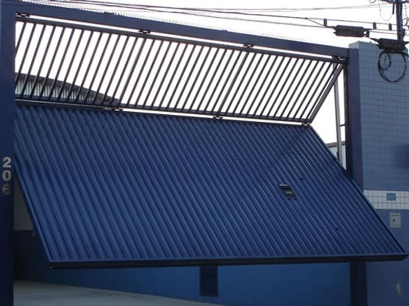 Porta de Aço Basculante Articulado Preço na Vila Leopoldina - Porta de Aço para Condomínio