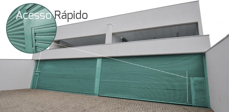 Porta de Enrolar Elétrica Valor Ibirapuera - Porta de Enrolar Flexível
