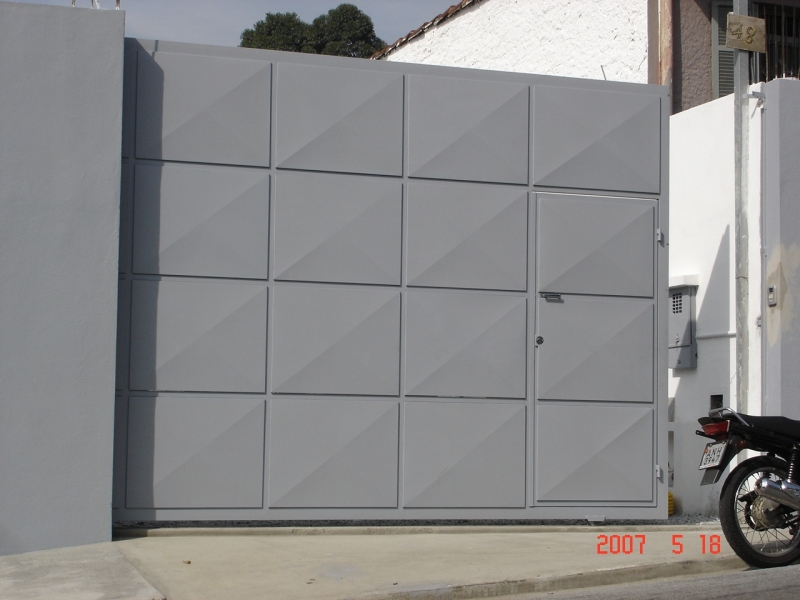 Portão Automático Abertura Lateral Preço Centro - Portão Automático de Alumínio para Garagem