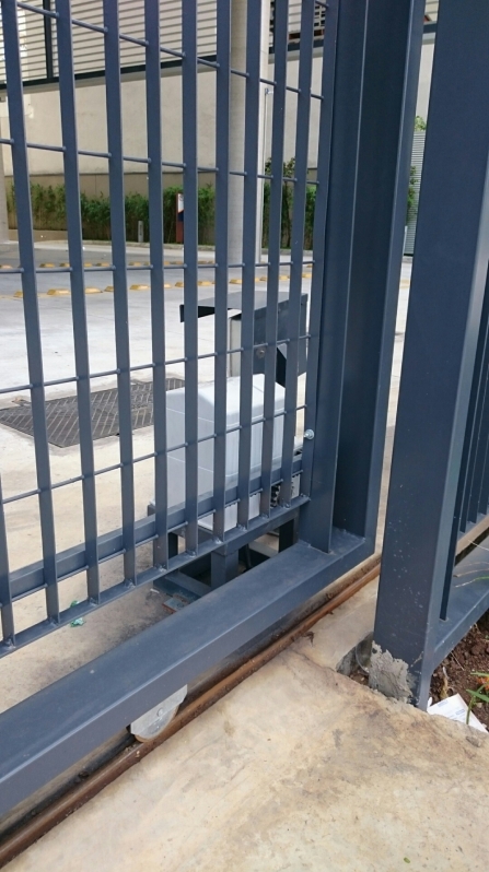 Portão Automático de Correr para Condomínio Valor Carandiru - Portão Automático Alumínio