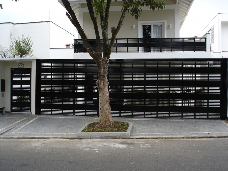 Portão Automático para Garagem Preço no Ribeirão Pires - Portão Automático Pivotante