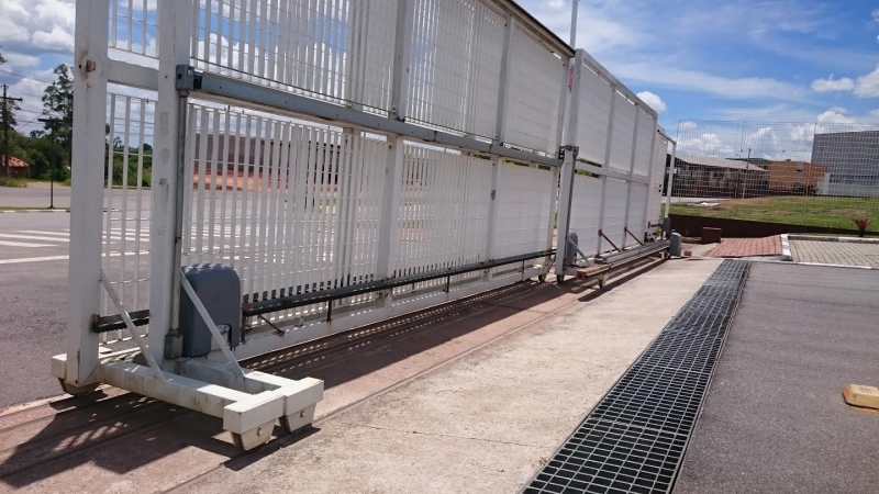 Portão de Aço Galvanizado de Correr Preço Vila Carrão - Portão de Aço Automatizada