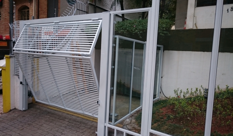 Portão para Condomínio Preço no Jardim Paulistano - Portão Automático de Condomínio