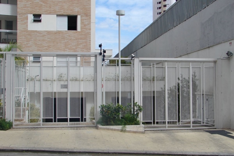 Portão para Garagem de Condomínio Preço em Poá - Portão para Condomínio