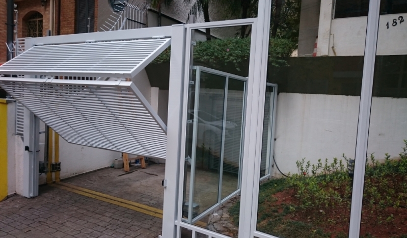 Portões Automáticos Articulados na Vila Maria - Portão Automático para Condomínio