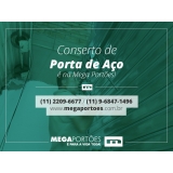 conserto de porta de aço galvanizado Jardim Japão