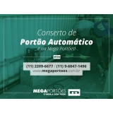 conserto de portão automático deslizante Aricanduva