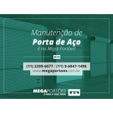 manutenção para porta de aço fechadura