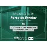 manutenção de portas de enrolar de aço Brasilândia