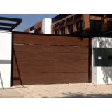 portão automático basculante para garagem preço Jardim São Paulo
