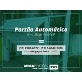 portão automático basculante para garagem Vila Romana