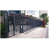 portão automático de correr para condomínio preço Freguesia do Ó