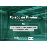 portão automático de enrolar para condomínio valor Ibirapuera