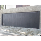 portão de aço basculante preço Vila Buarque