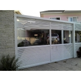 portão eletrônico de alumínio no ABCD