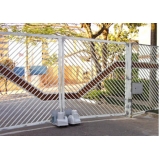 portão eletrônico duas folhas preço em Ferraz de Vasconcelos