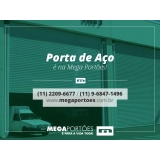 portões de aço folha dupla Santa Cecília